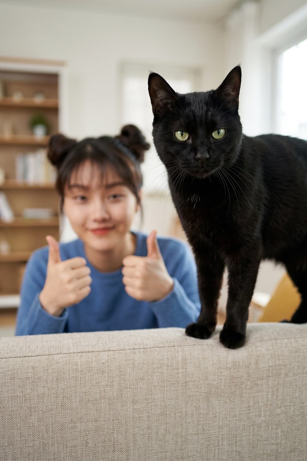 ตัวอย่างธีม Cat Judging You