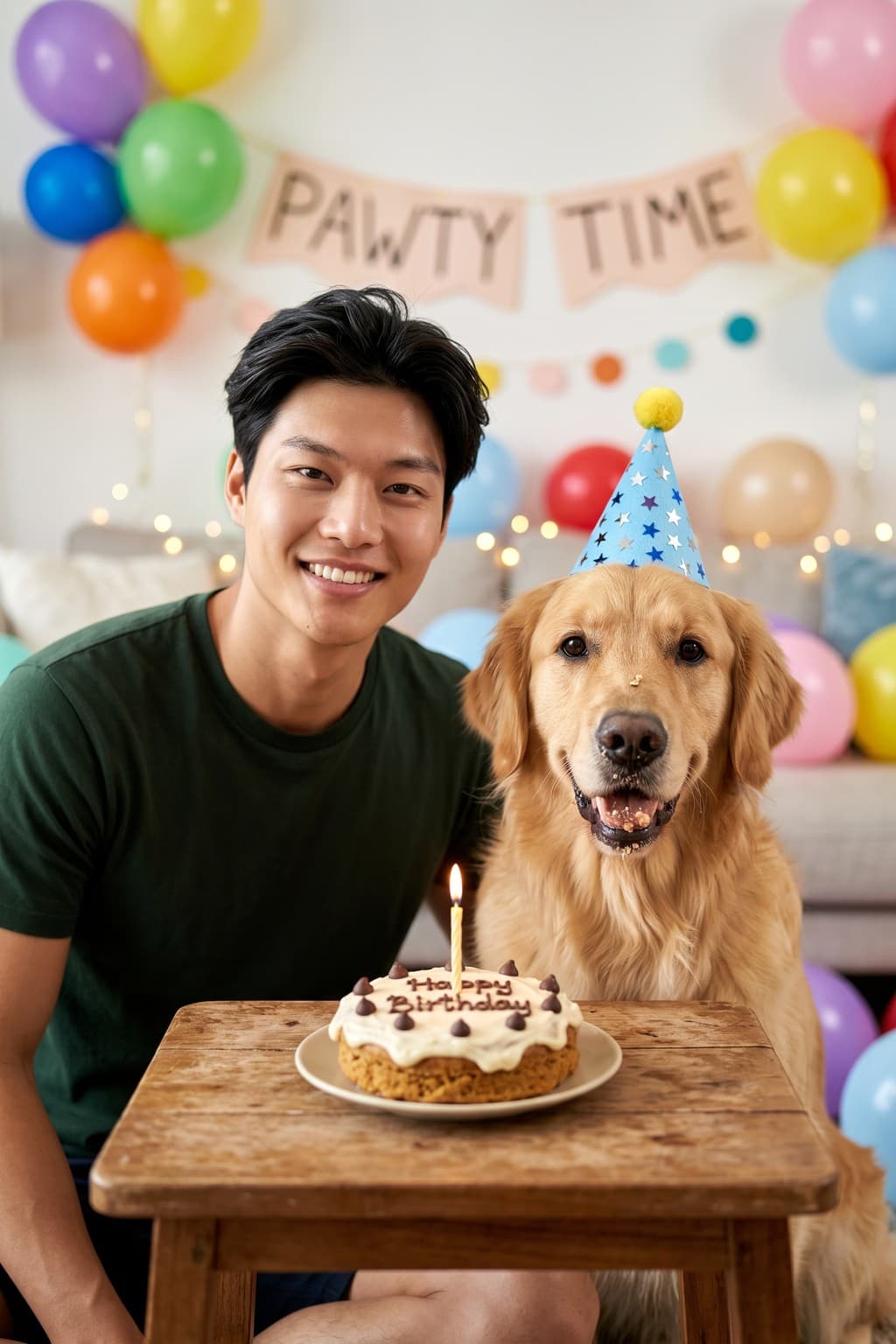ตัวอย่างธีม Dog Birthday