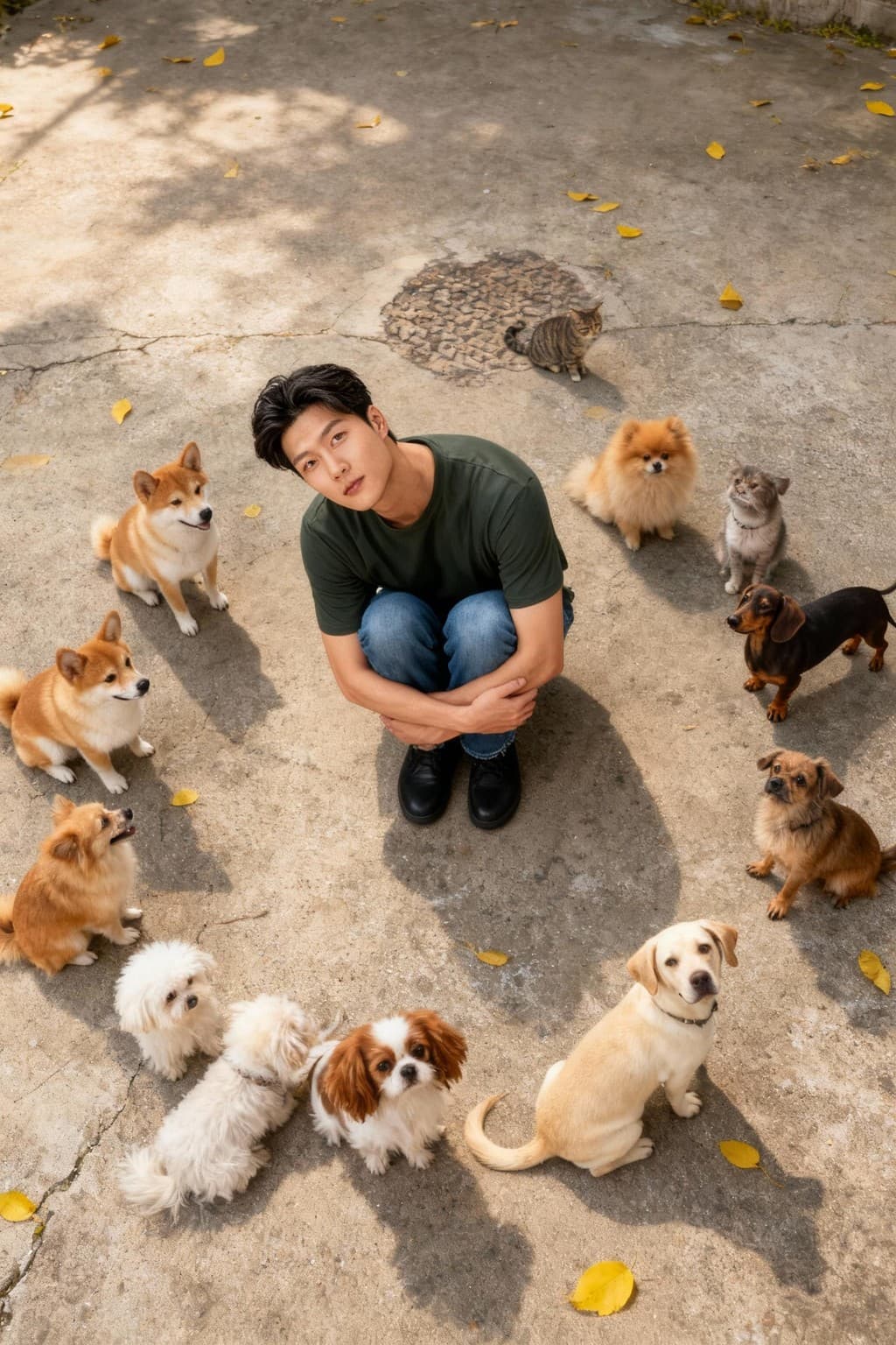 ตัวอย่างธีม Dog Grouping Men