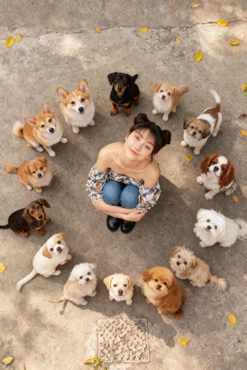 ตัวอย่างธีม Dog Grouping Women