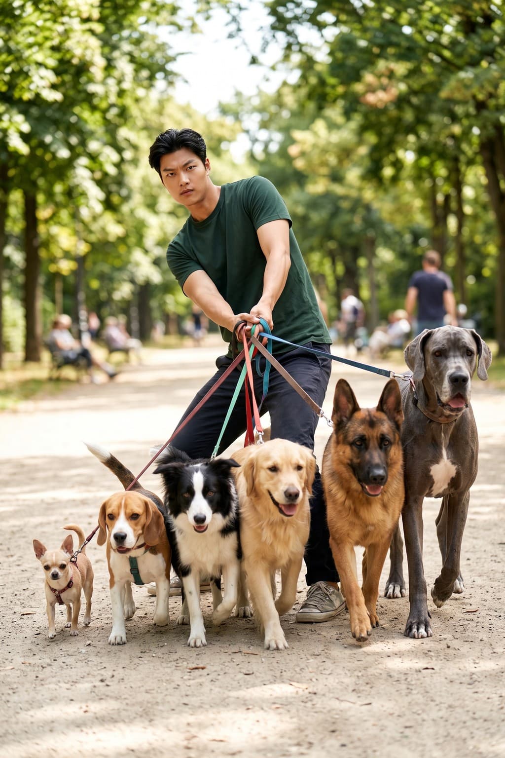 ตัวอย่างธีม Dog Walker