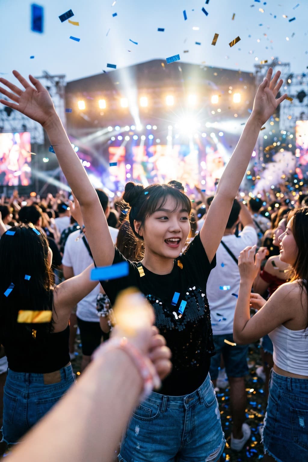 ตัวอย่างธีม Festival Crowd