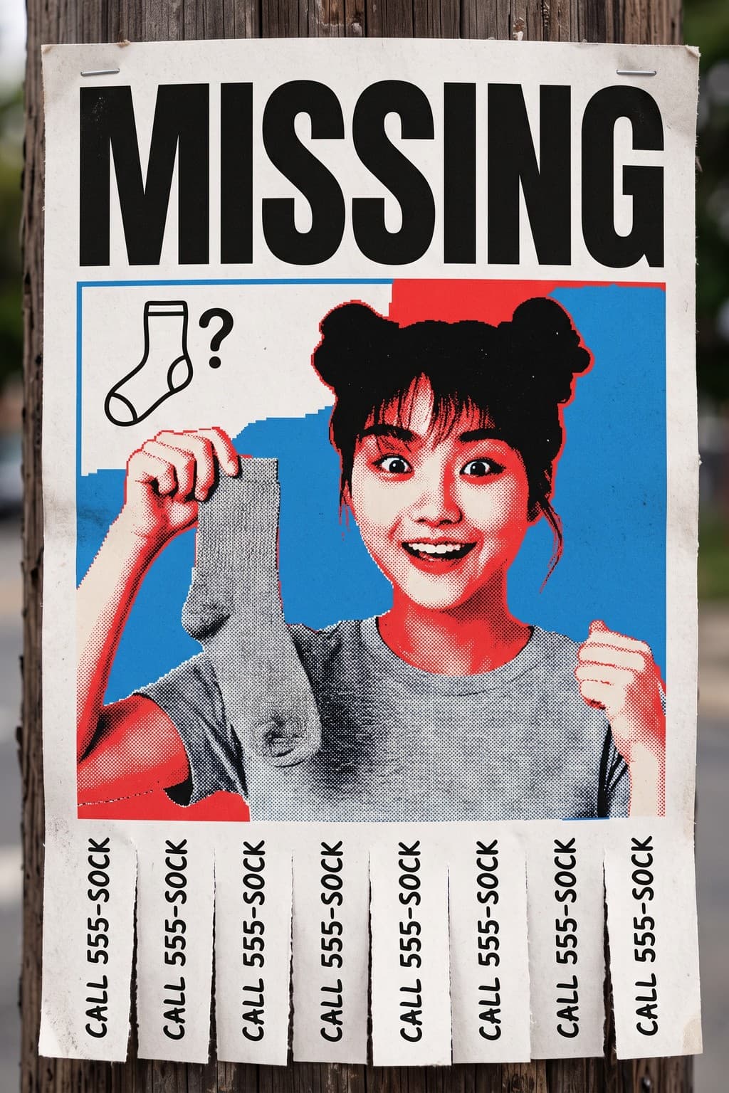ตัวอย่างธีม Missing Sock