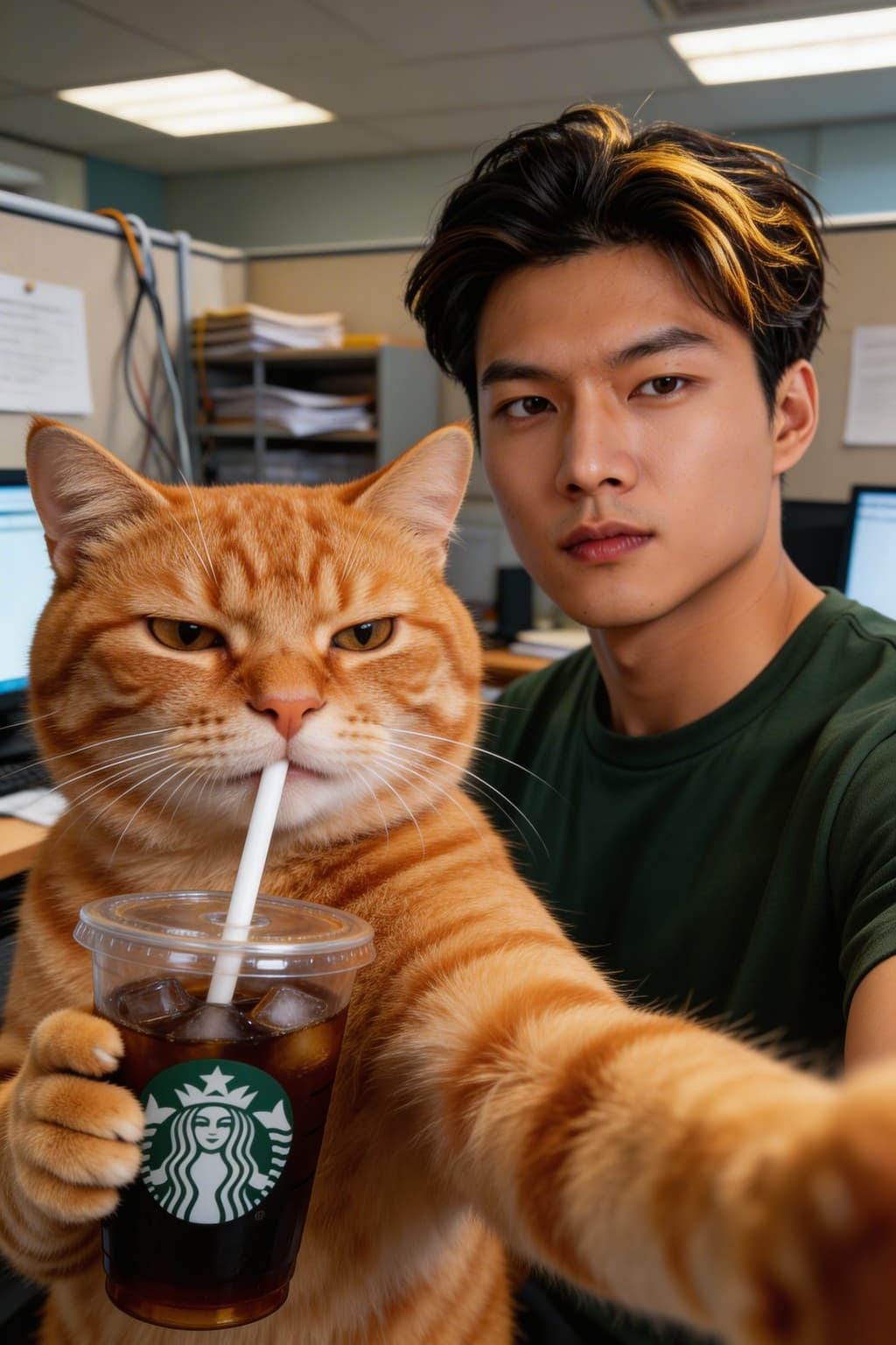 ตัวอย่างธีม Office burnout Men