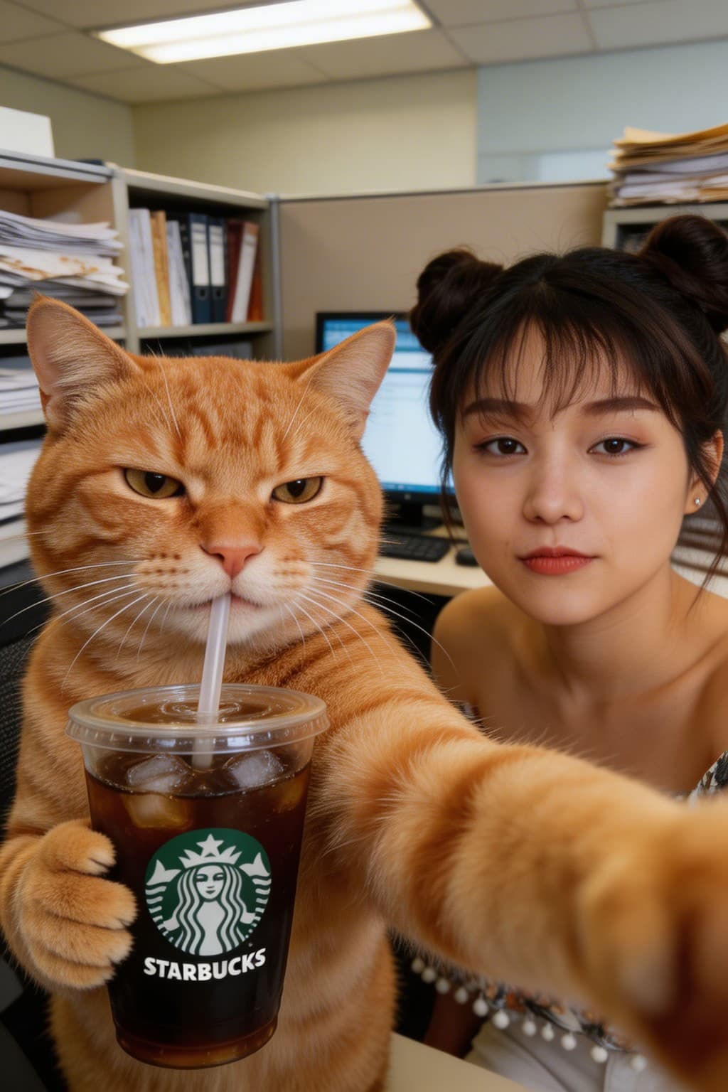 ตัวอย่างธีม Office burnout Women