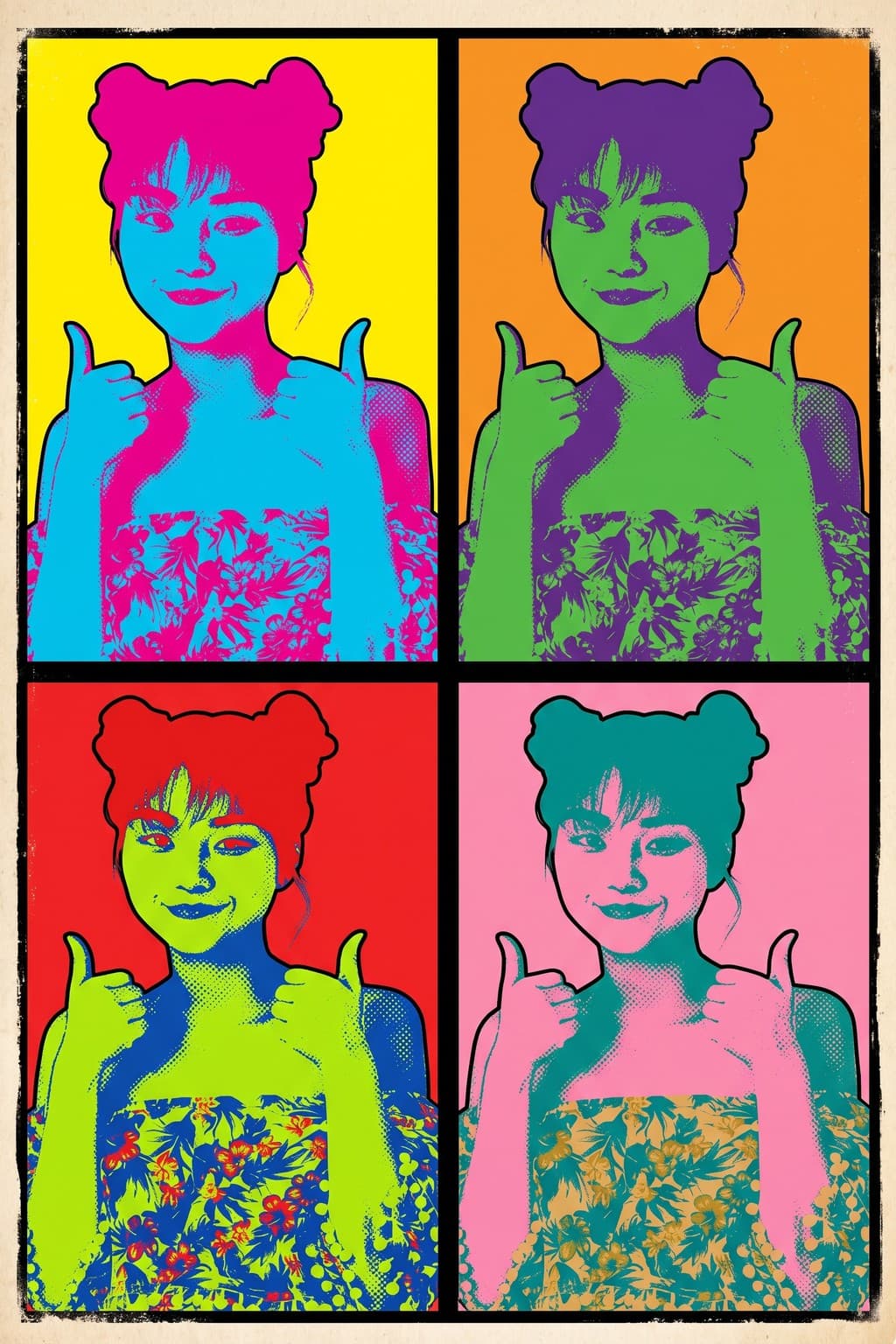 ตัวอย่างธีม Pop Art Four