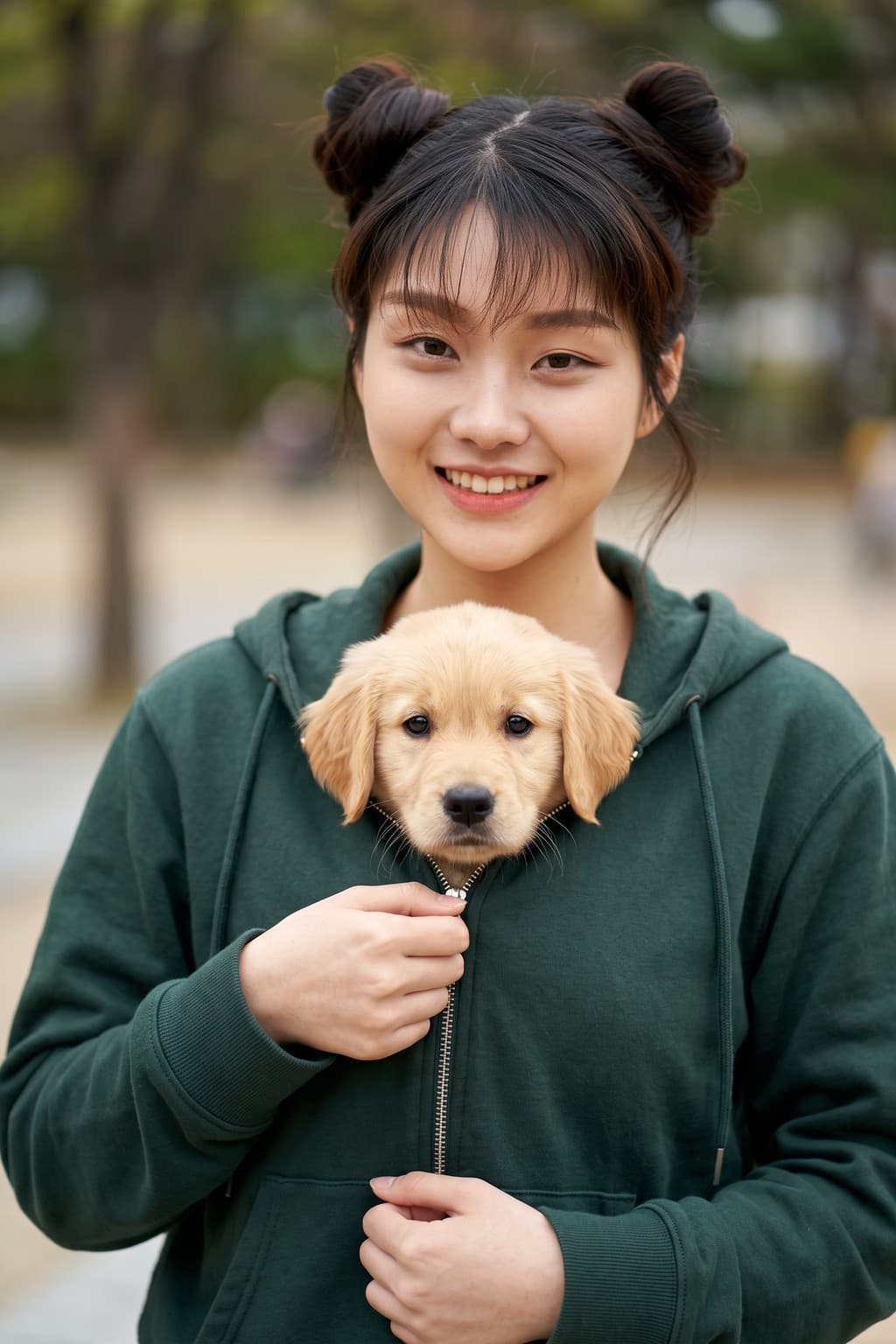 ตัวอย่างธีม Puppy In Jacket
