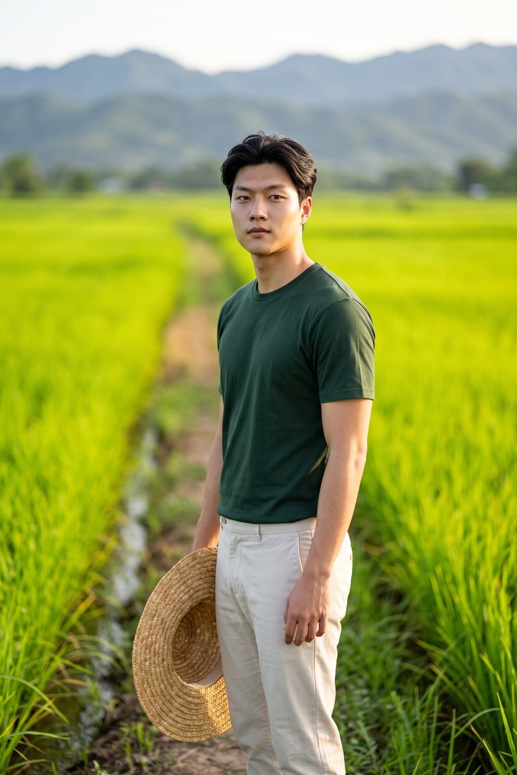 ตัวอย่างธีม Rice Field Dawn