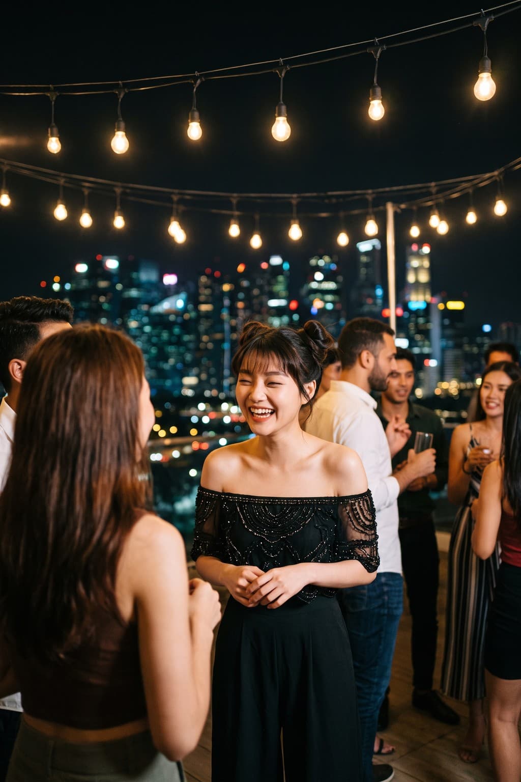 ตัวอย่างธีม Rooftop Party