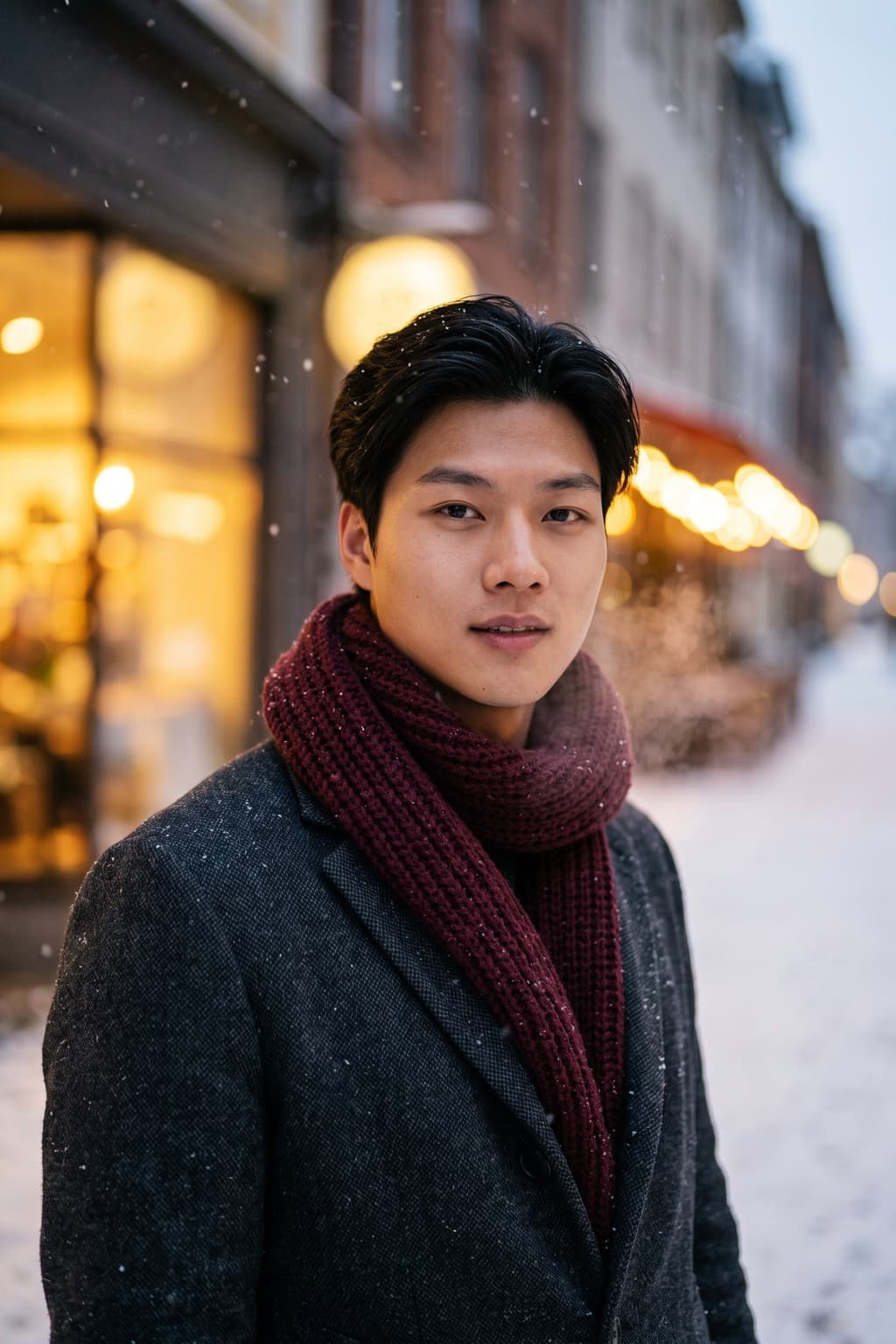 ตัวอย่างธีม Snow Street