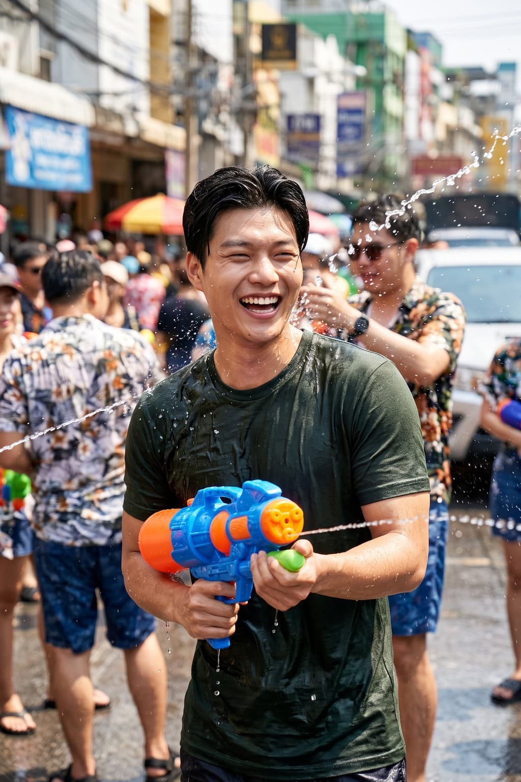 ตัวอย่างธีม Songkran Soaked