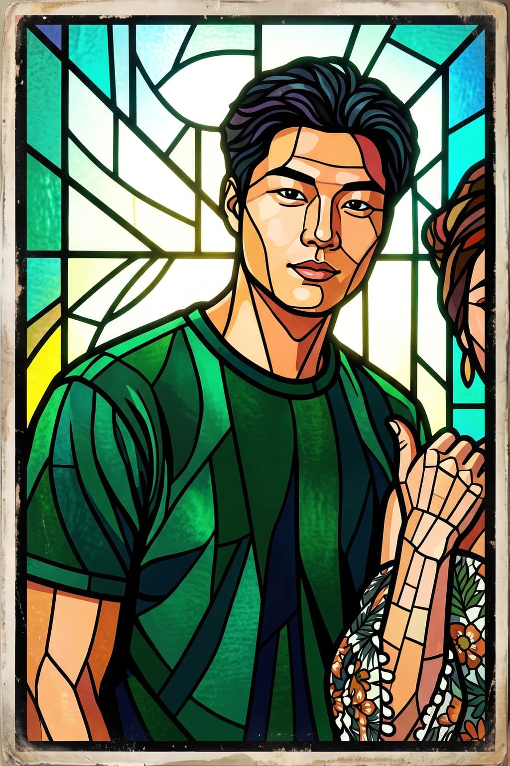ตัวอย่างธีม Stained Glass