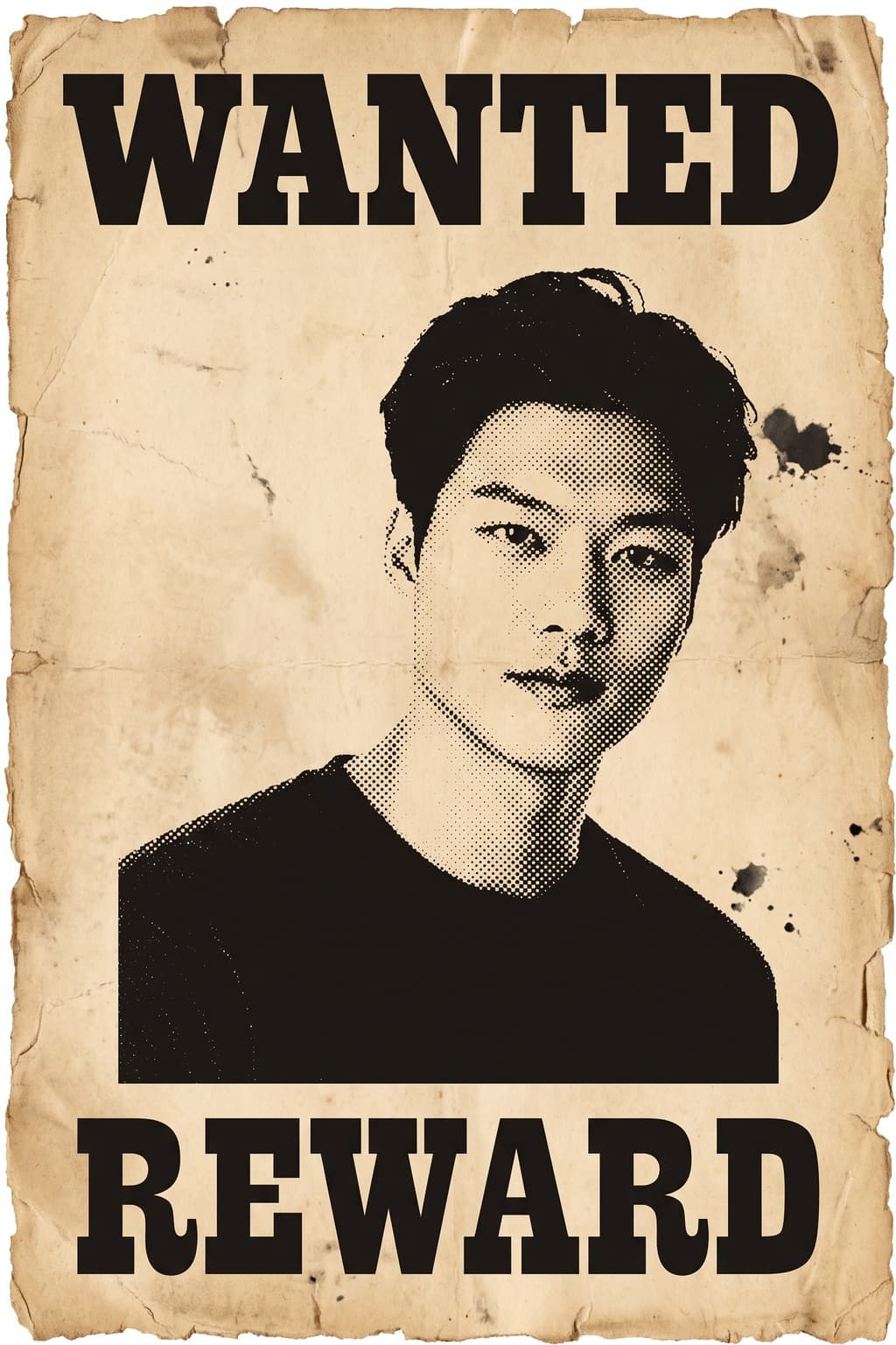 ตัวอย่างธีม Wanted Poster