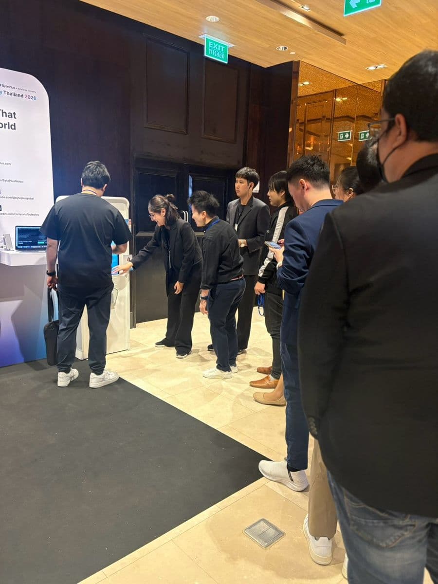 คิวยาวที่ BytePlus AI Day