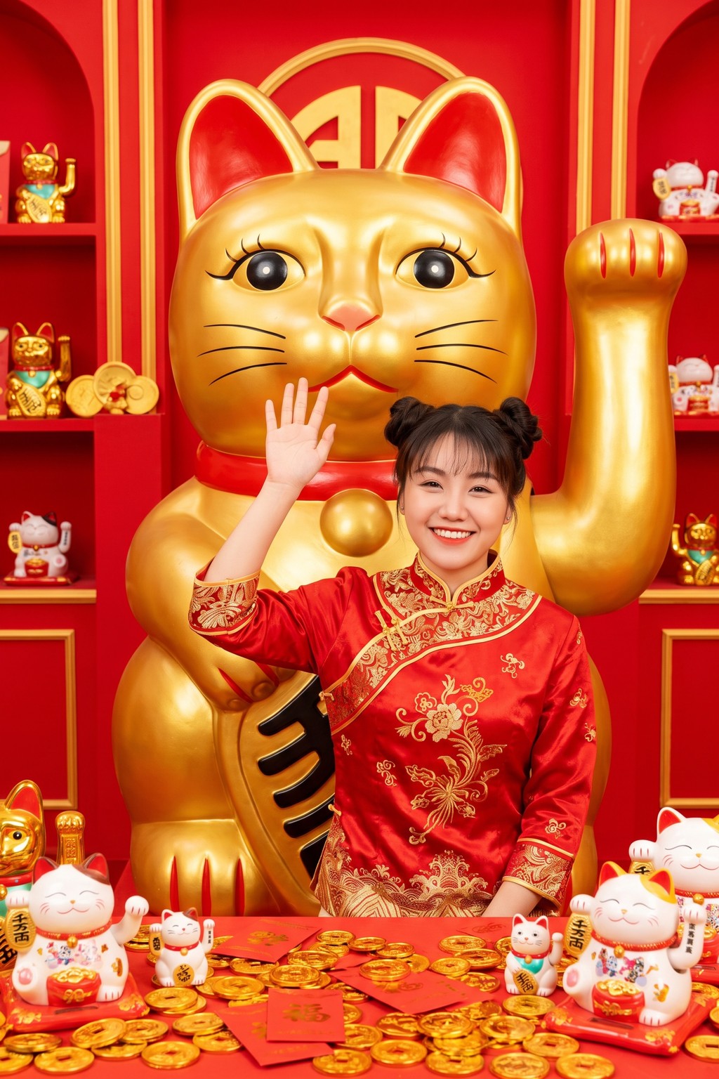 แมวกวักทองเรียกทรัพย์